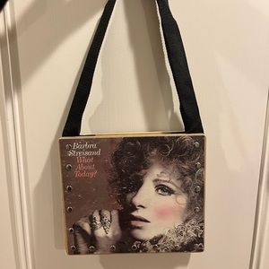 Vintage Barbara Streisand record purse